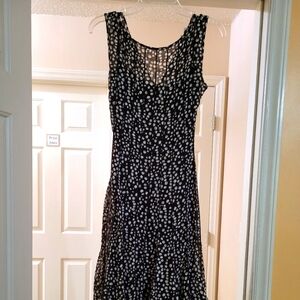Pocker dotted brown summer dress